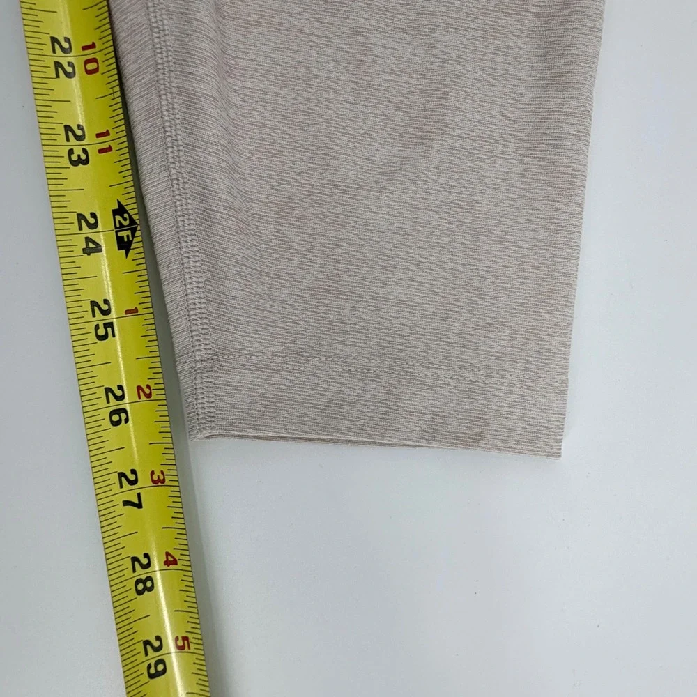 Outdoor Voices TechSweat Leggings XL Oatmeal Beige Heathered High Rise